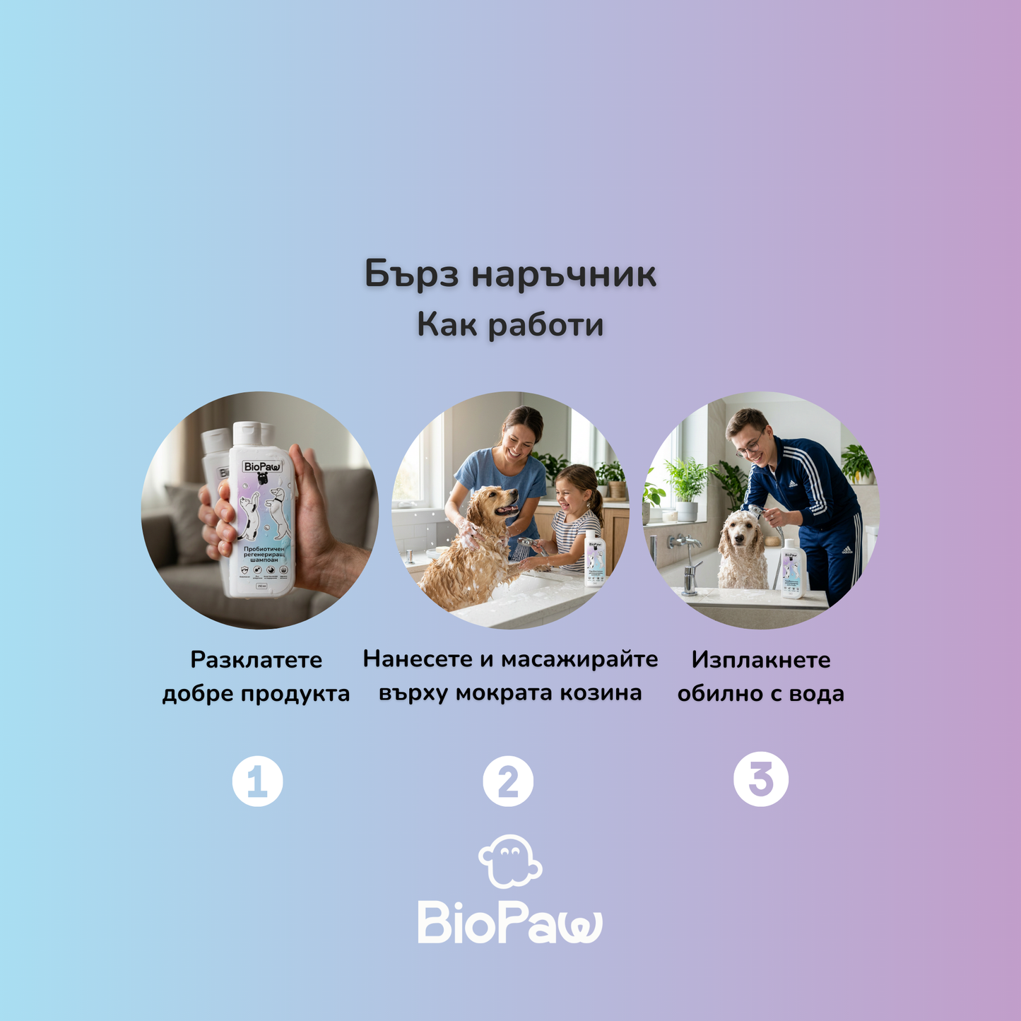 Пробиотичен регенериращ шампоан